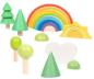 Preview: Regenbogenland mit Sonne und Bäumchen 21Teile